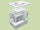 Емкость-контейнер полимерный ЕДПО-3